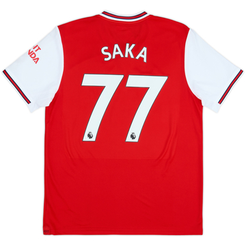 2019-20 Arsenal Home Shirt Saka #77 (L)