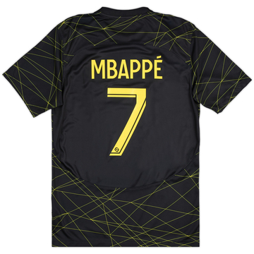 2022-23 Paris Saint-Germain Fourth Shirt Mbappe #7 - 8/10 - (S)