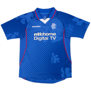 2002-03 Rangers Home Shirt - 8/10 - (13-14 Years)