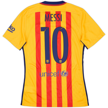 2015-16 Barcelona Authentic Away Shirt Messi #10 - 10/10 - (S)