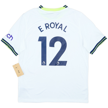 2022-23 Tottenham Home Shirt E Royal #12 (L)