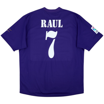 2001 Real Madrid Third Shirt Raul #7 - 7/10 - (L)