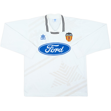 1995-96 Valencia Home L/S Shirt - 8/10 - (S)