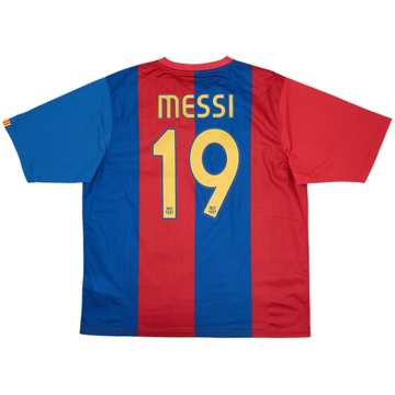2006-07 Barcelona Basic Home Shirt Messi #19 - 8/10 - (XL)