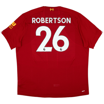 2019-20 Liverpool Home Shirt Robertson #26 - 9/10 - (XXL)