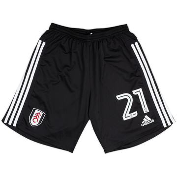 2017-18 Fulham Player Issue Home Shorts #21 - 7/10 - (M)