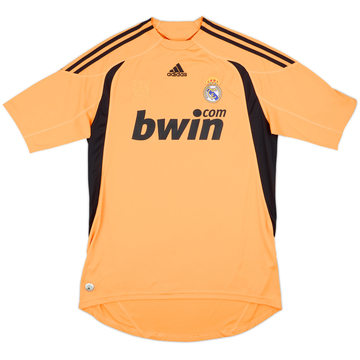 2009-10 Real Madrid GK S/S Home Shirt - 8/10 - (M)