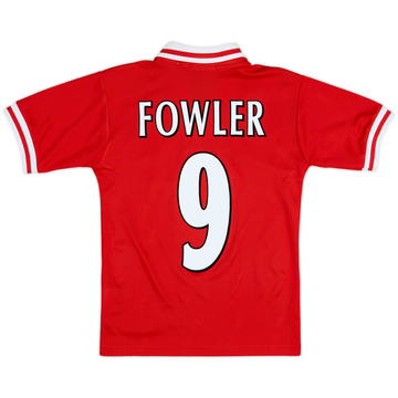 1996-98 Liverpool Home Shirt Fowler #9 - 8/10 - (Y)
