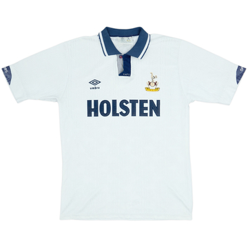 1991-93 Tottenham Home Shirt - 6/10 - (L)
