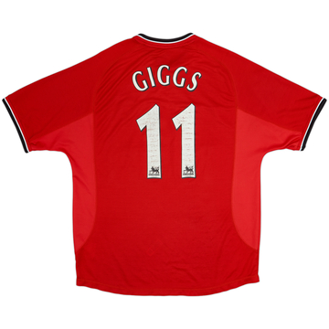 2000-02 Manchester United Home Shirt Giggs #11 - 5/10 - (L)
