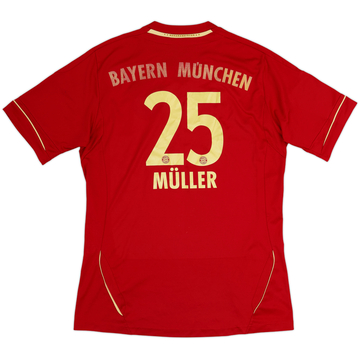 2011-13 Bayern Munich Home Shirt Muller #25 - 6/10 - (XL.Boys)