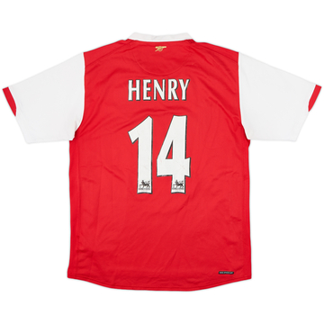 2006-08 Arsenal Home Shirt Henry #14 - 5/10 - (M)
