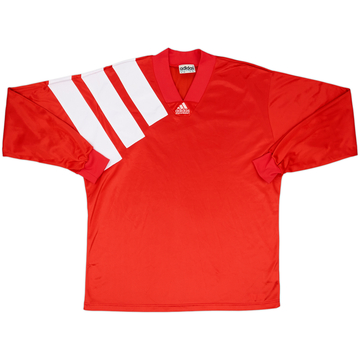 1992-93 adidas Template L/S Shirt (Liverpool) - 8/10 - (XXL)
