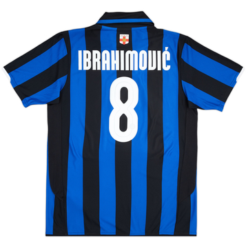 2007-08 Inter Milan Centenary Home Shirt Ibrahimovic #8 - 8/10 - (L)