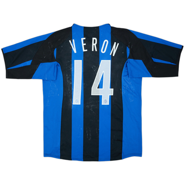 2004-05 Inter Milan Home Shirt Veron #14 - 4/10 - (L)