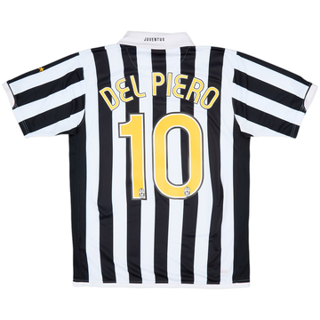 2006-07 Juventus Home Shirt Del Piero #10 - 7/10 - (L)
