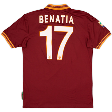 2013-14 Roma Home Shirt Benatia #17 - 7/10 - (S)