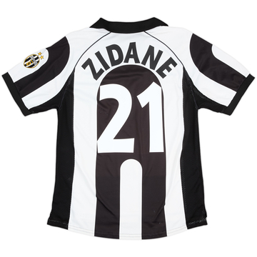 1997-98 Juventus Centenary Home Shirt Zidane #21 - 8/10 - (M)