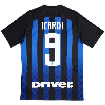 2018-19 Inter Milan Home Shirt Icardi #9 - 8/10 - (S)
