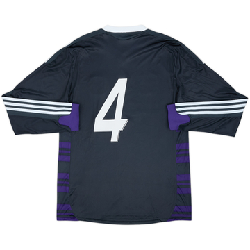 2009-11 Anderlecht Home L/S Shirt #4 - 8/10 - (M)