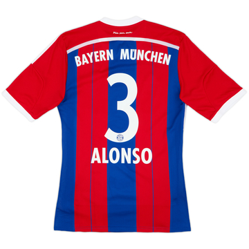 2014-15 Bayern Munich Home Shirt Alonso #3 - 7/10 - (S)
