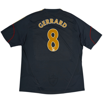 2009-10 Liverpool Away Shirt Gerrard #8 - 5/10 - (XXL)