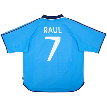 1999-00 Real Madrid Third Shirt Raul #7 - 7/10 - (XL)