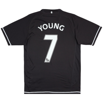 2007-08 Aston Villa Third Shirt Young #7 - 6/10 - (S)