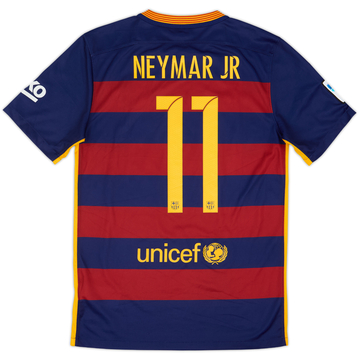 Camiseta de local del Barcelona 2015-16 Neymar Jr #11 - 8/10 - (S)