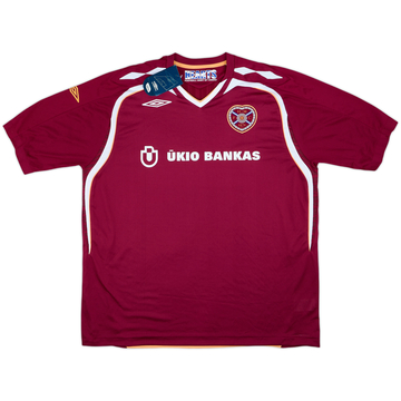 2007-08 Hearts Home Shirt (XXL)
