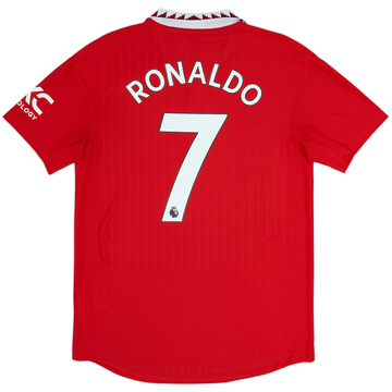 2022-23 Manchester United Authentic Home Shirt Ronaldo #7 - 10/10 - (M)