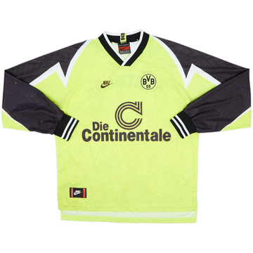 1995-96 Borussia Dortmund Home L/S Shirt - 5/10 - (XL)