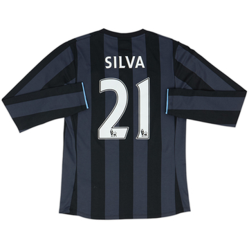 2012-13 Manchester City Third L/S Shirt Silva #21 - 5/10 - (S)