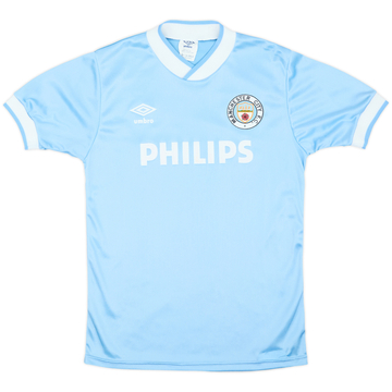 1985-87 Manchester City Home Shirt - 8/10 - (S)