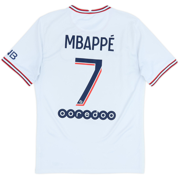 2021-22 Paris Saint-Germain Fourth Shirt Mbappe #7 - 6/10 - (S)