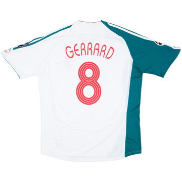 2006-07 Liverpool Third Shirt Gerrard #8 - 6/10 - (L)