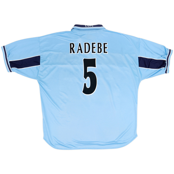 1999-00 Leeds United Away Shirt Radebe #5 - 6/10 - (XXL)