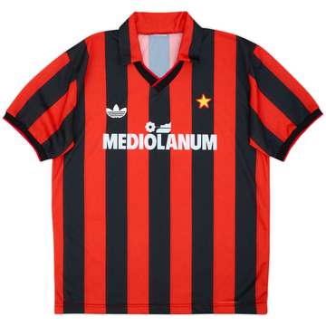 1990-91 AC Milan Home Shirt - 8/10 - (L)