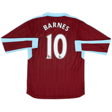2016-17 Burnley Home L/S Shirt Barnes #10 - 8/10 - (L)