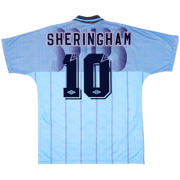 1991-94 Tottenham Third Shirt Sheringham #10 - 8/10 - (S)