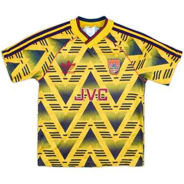 1991-93 Arsenal Away Shirt - 8/10 - (M.Boys)
