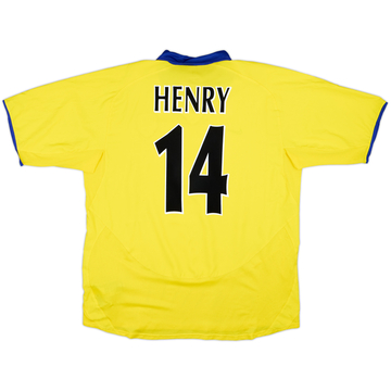 2003-05 Arsenal Away Shirt Henry #14 - 6/10 - (XL)