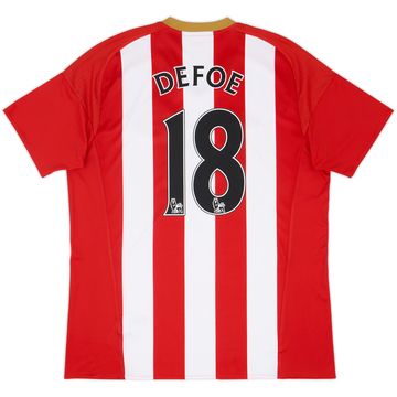 2016-17 Sunderland Home Shirt Defoe #18 - 8/10 - (L)
