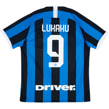 Camiseta de local del Inter Milan 2019-20 Lukaku #9 - 8/10 - (L)
