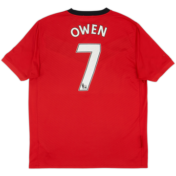 2009-10 Manchester United Home Shirt Owen #7 - 7/10 - (L)
