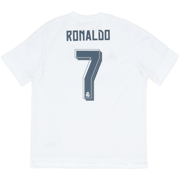 2015-16 Real Madrid Home Shirt Ronaldo #7 - 10/10 - (XL)