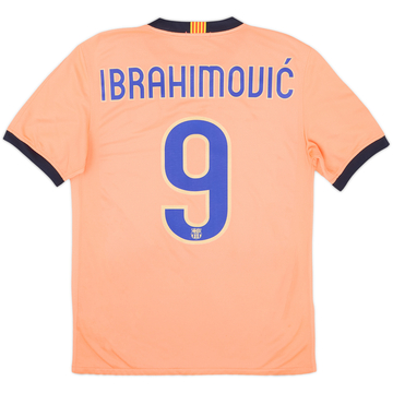 2009-10 Barcelona Away Shirt Ibrahimovic #9 - 9/10 - (S)