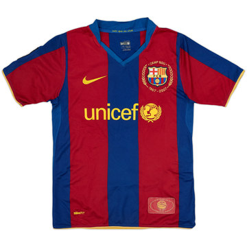 2007-08 Barcelona Home Shirt - 6/10 - (S.Boys)