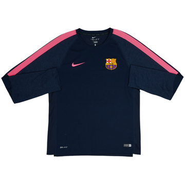 2014-15 Barcelona Nike Training L/S Shirt - 8/10 - (L)