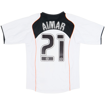 2004-05 Valencia Home Shirt Aimar #21 - 8/10 - (S)